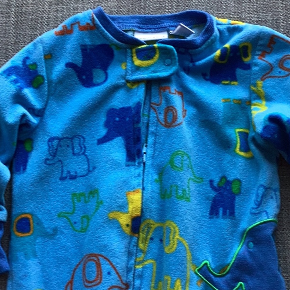 Standard Blues footie pajamas